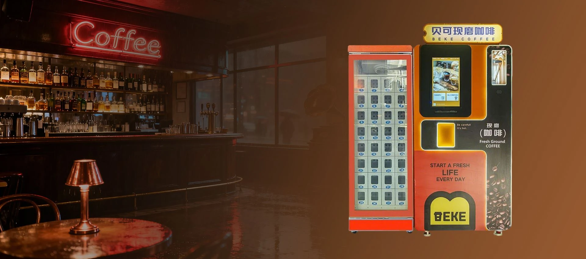Smart combo Coffee Vending Machine