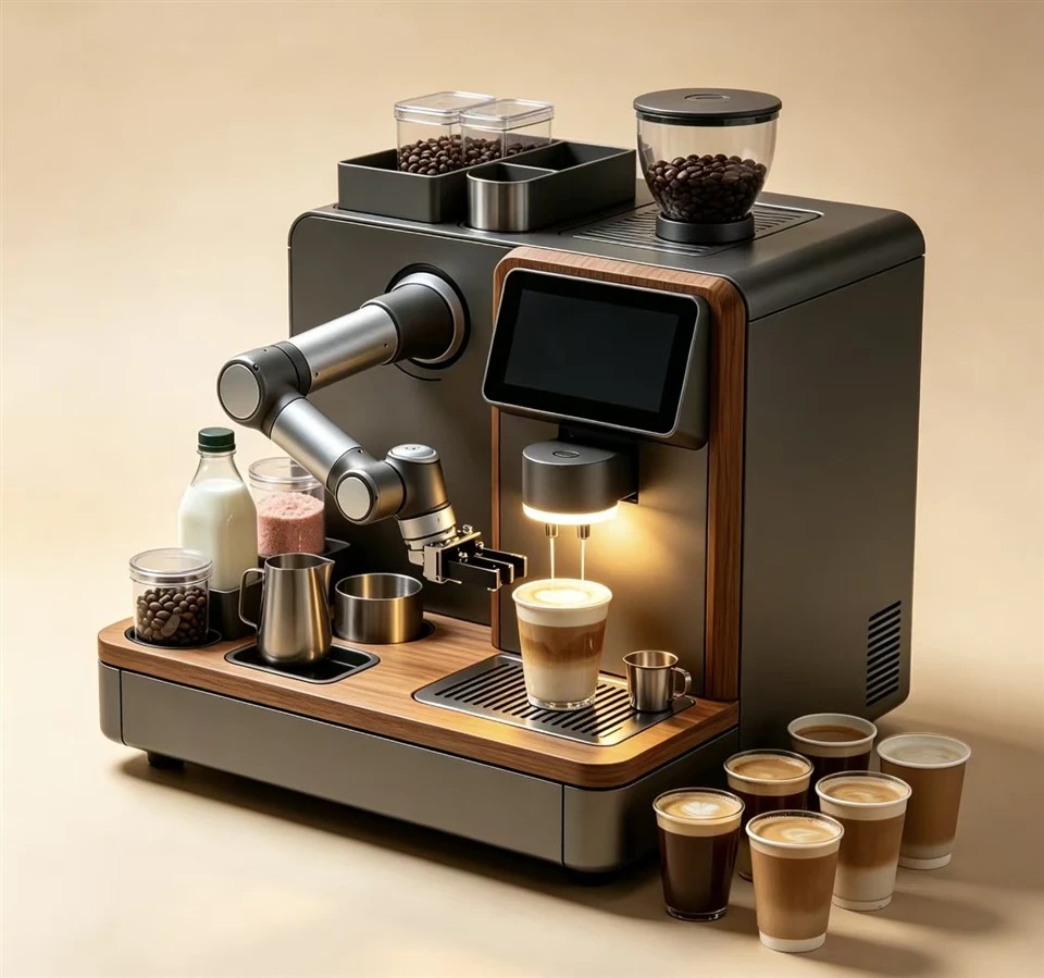 Coffee Vending Machine With Grinder