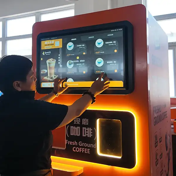 Touch Screen Coffee Vending Machine