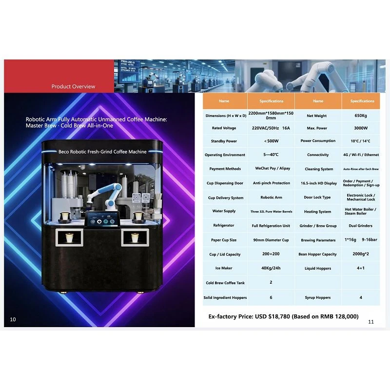 Robotic Barista Coffee Machine suppliers